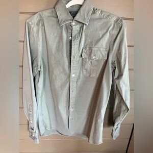 Men's Sage Green Button-Up Shirt